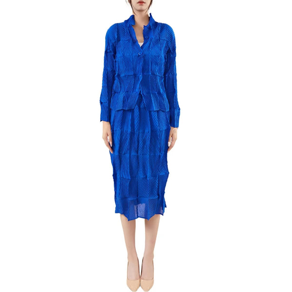 Jacket & Pant Set - JK14020 Blue